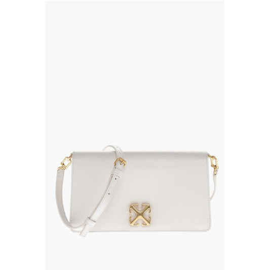 Leather JITNEY 1.7 Crossbody Bag with Golden Logo