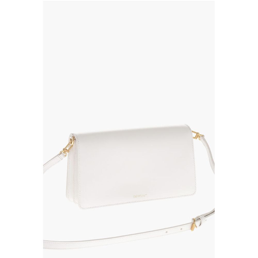 Leather JITNEY 1.7 Crossbody Bag with Golden Logo
