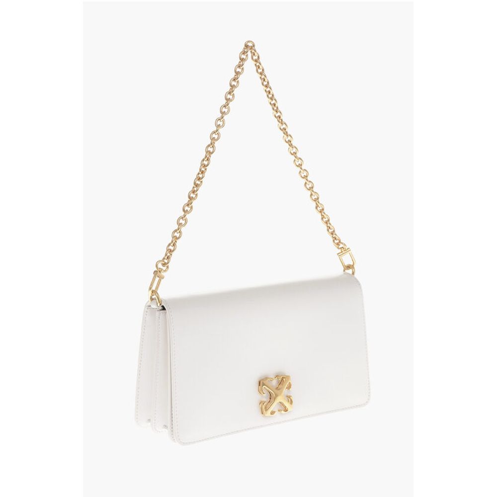 Leather JITNEY 1.7 Crossbody Bag with Golden Logo
