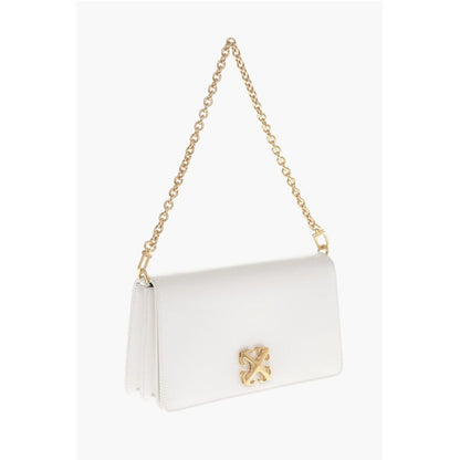 Leather JITNEY 1.7 Crossbody Bag with Golden Logo