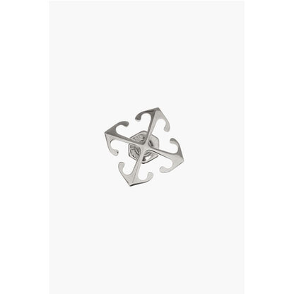 Silver Tone Brass Single Earring