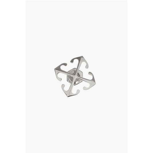 Silver Tone Brass Single Earring