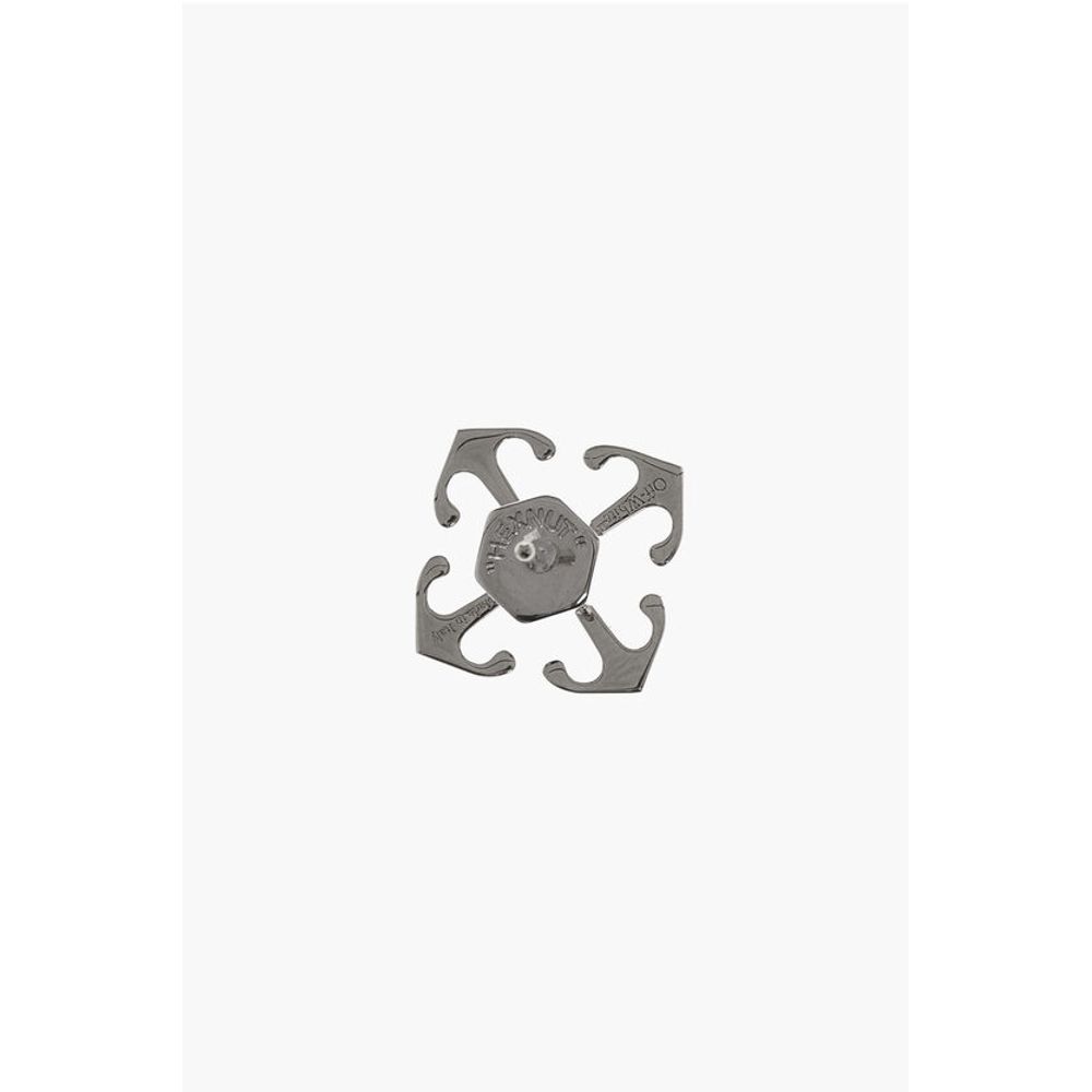 Silver Tone Brass Single Earring