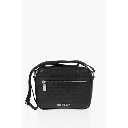 Leather Camera Bag with All-Over Monogram