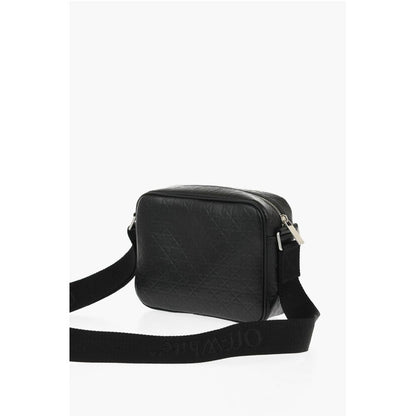 Leather Camera Bag with All-Over Monogram