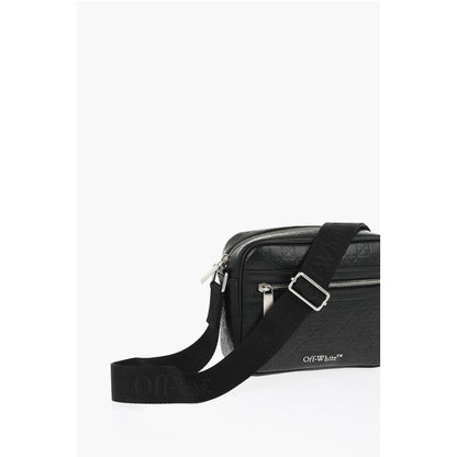 Leather Camera Bag with All-Over Monogram