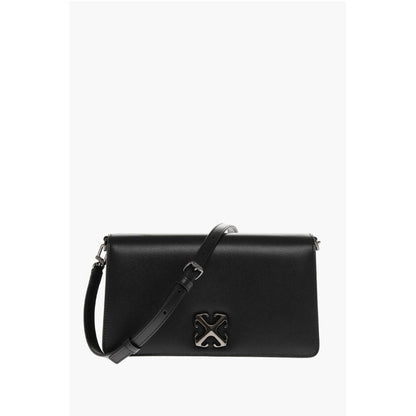 Leather JITNEY 1.7 Crossbody Bag with Silver-Tone Logo