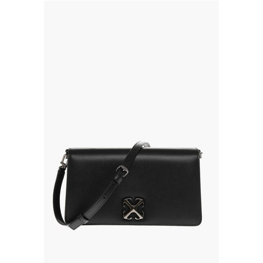 Leather JITNEY 1.7 Crossbody Bag with Silver-Tone Logo