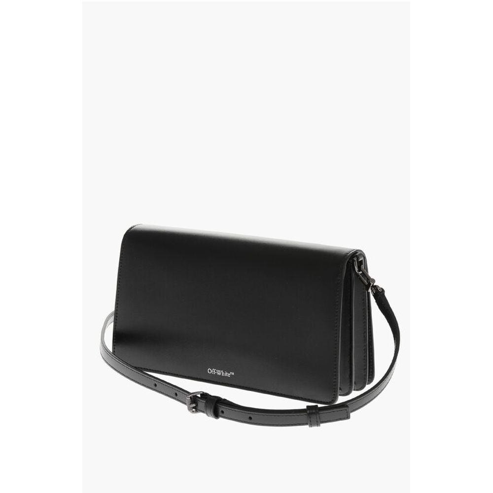 Leather JITNEY 1.7 Crossbody Bag with Silver-Tone Logo
