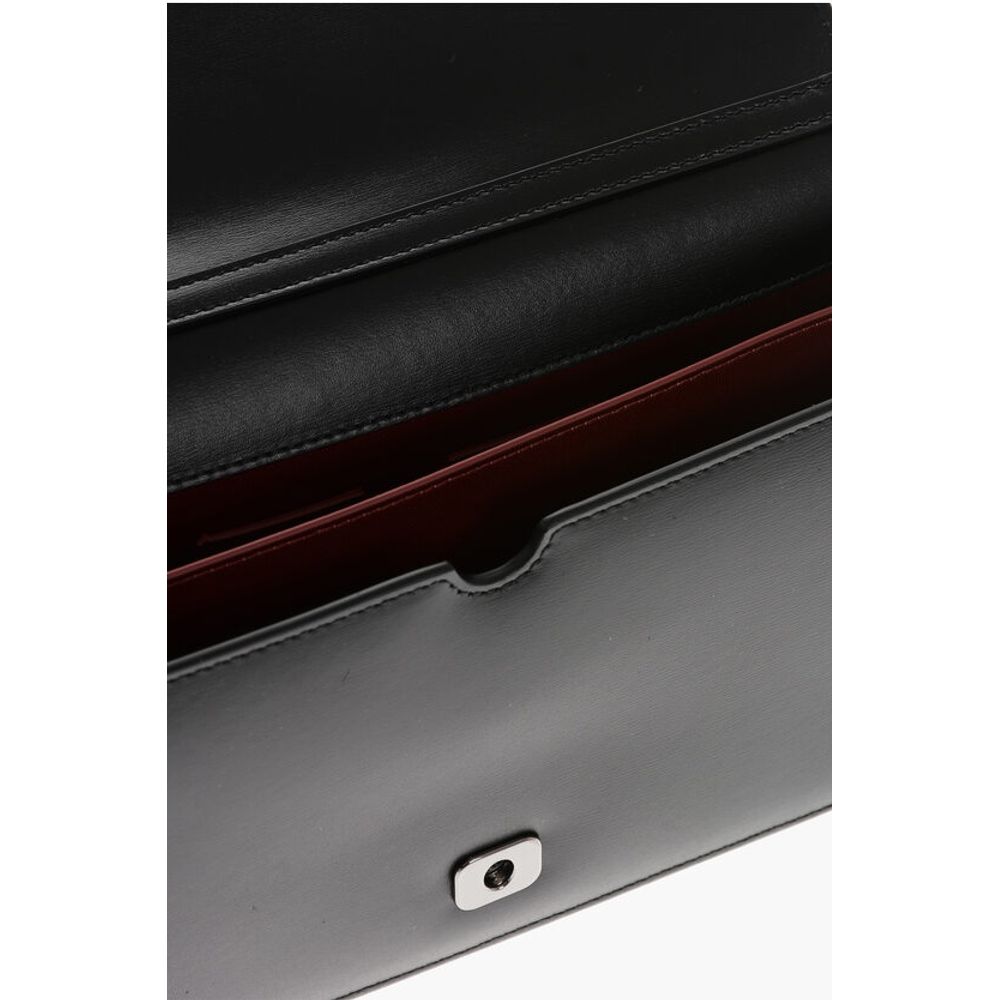 Leather JITNEY 1.7 Crossbody Bag with Silver-Tone Logo