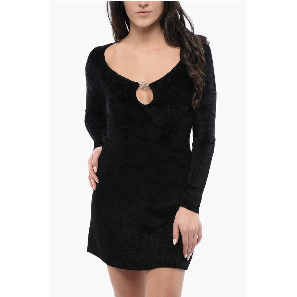 RED TAG Velvet M-COLEEN Mini Dress with Frontal Cut-Out Deta