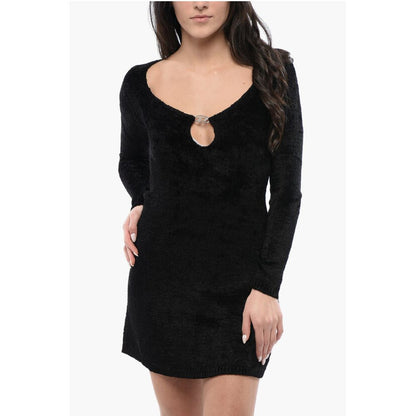 RED TAG Velvet M-COLEEN Mini Dress with Frontal Cut-Out Deta