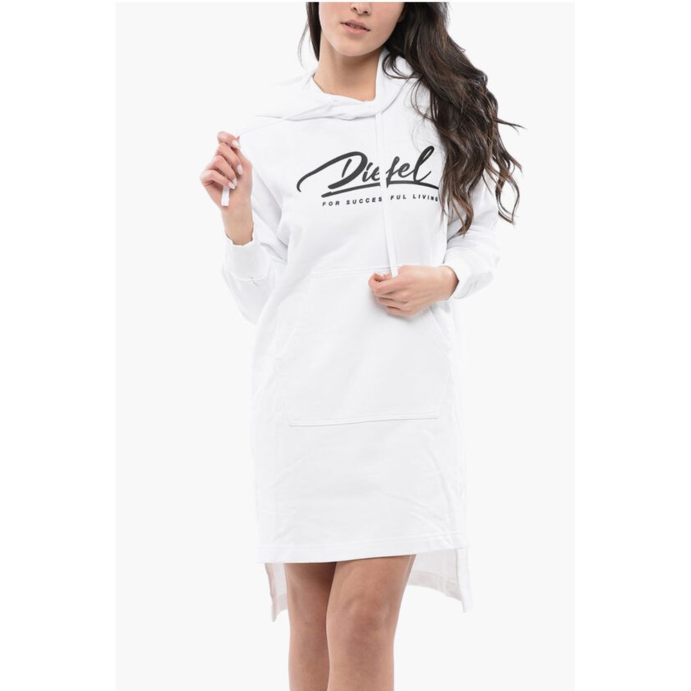 Asymmetrical Cut D-ILSE ITALICO Sweat Dress with Side Split