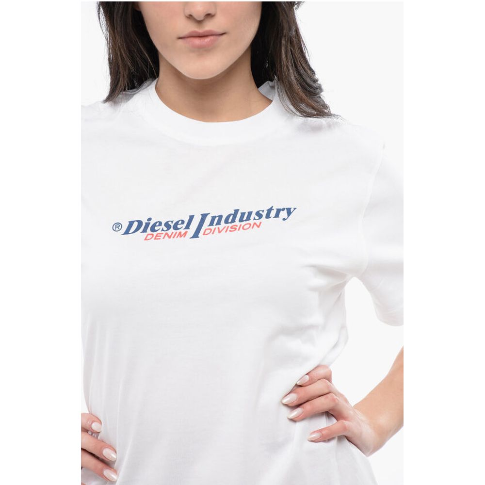 Cotton D-EGOR Tee Dress with Embossed Print