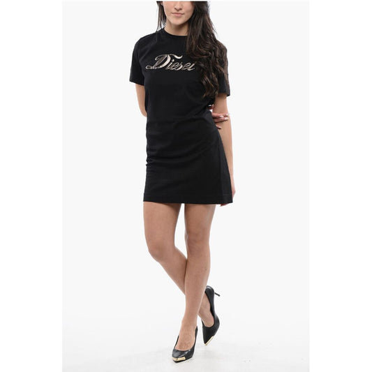 Cotton D-EGOR Tee Dress with Embossed Logo