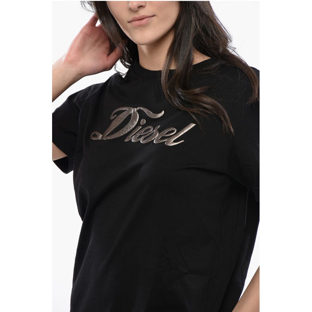 Cotton D-EGOR Tee Dress with Embossed Logo