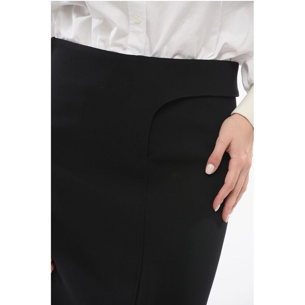 Straight OBRA Skirt with Asymmetric Cut