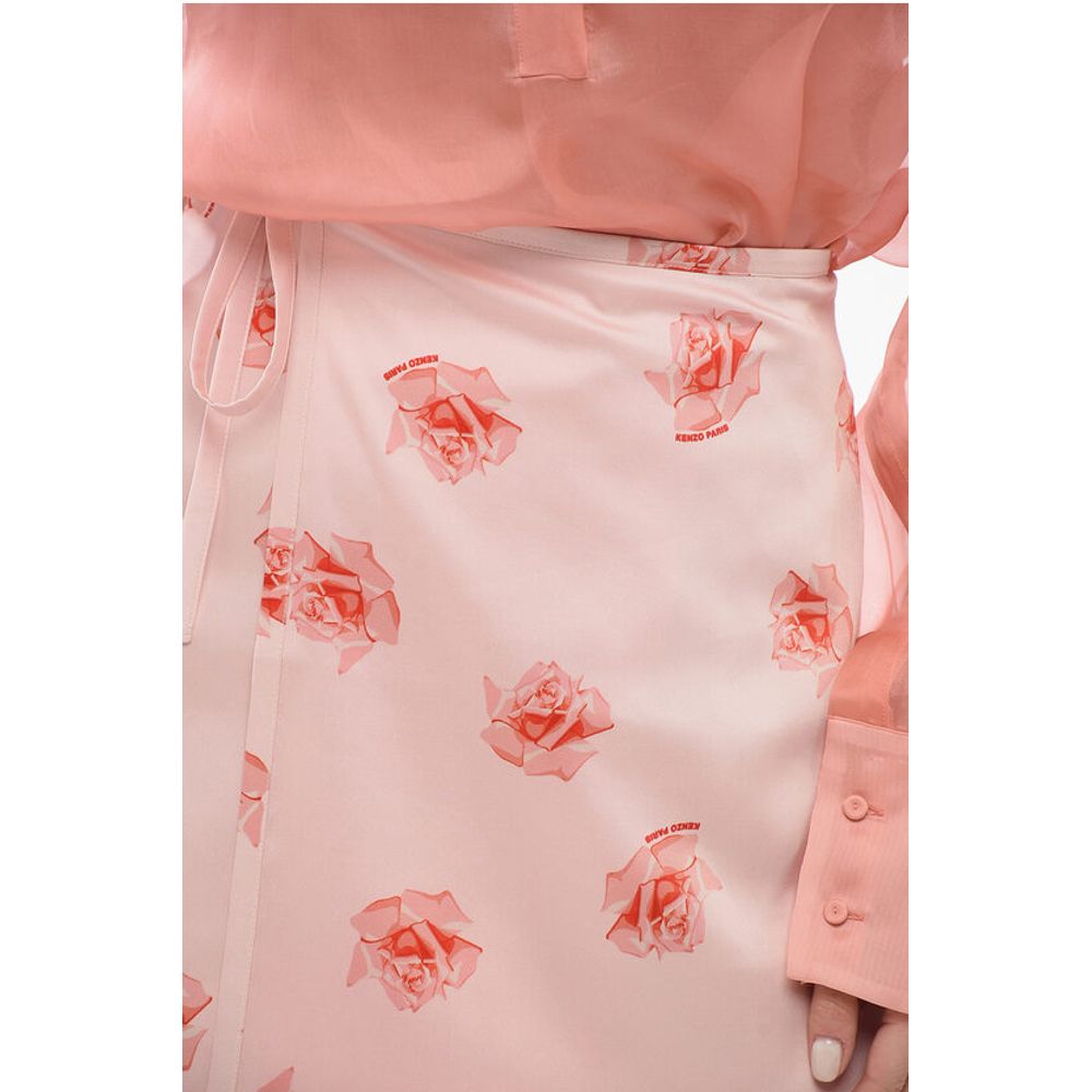 Floral Wrap Skirt