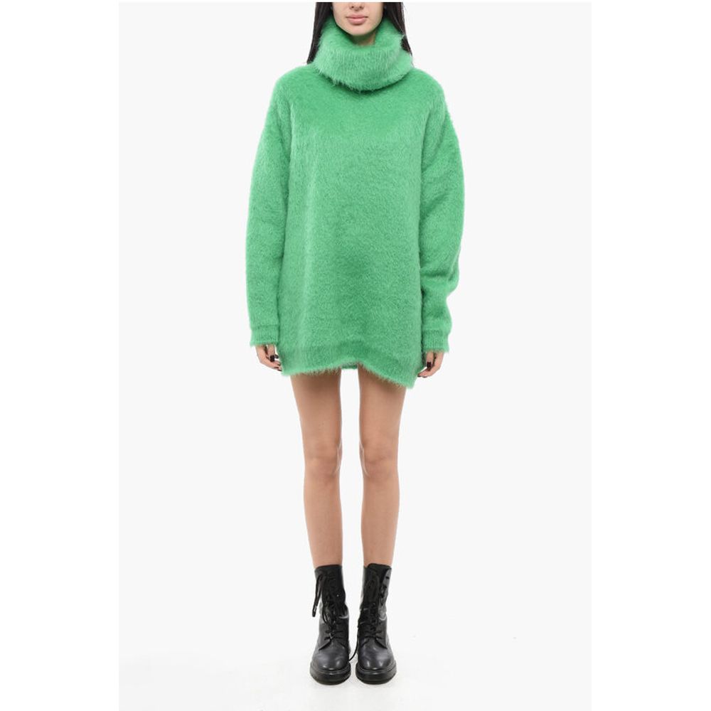 Turtleneck Mohair Blend Pull-Dress