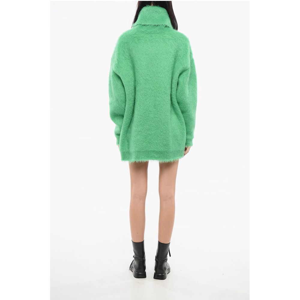 Turtleneck Mohair Blend Pull-Dress
