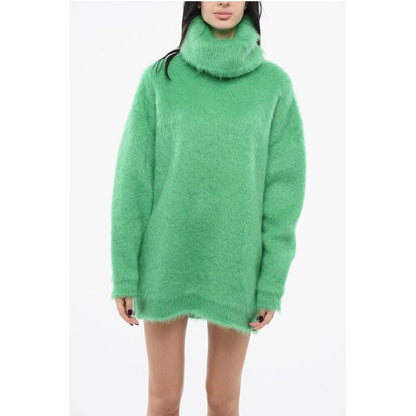 Turtleneck Mohair Blend Pull-Dress