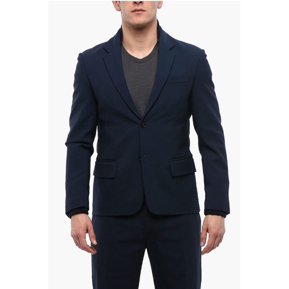 Tech Wool HYBRID Blazer with Bomber Details