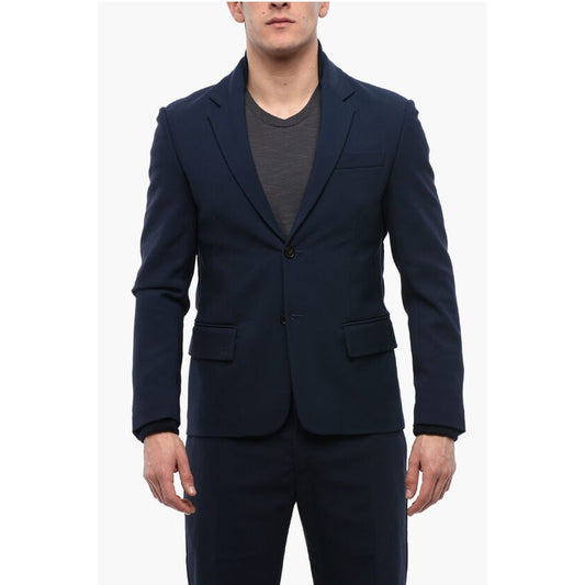 Tech Wool HYBRID Blazer with Bomber Details