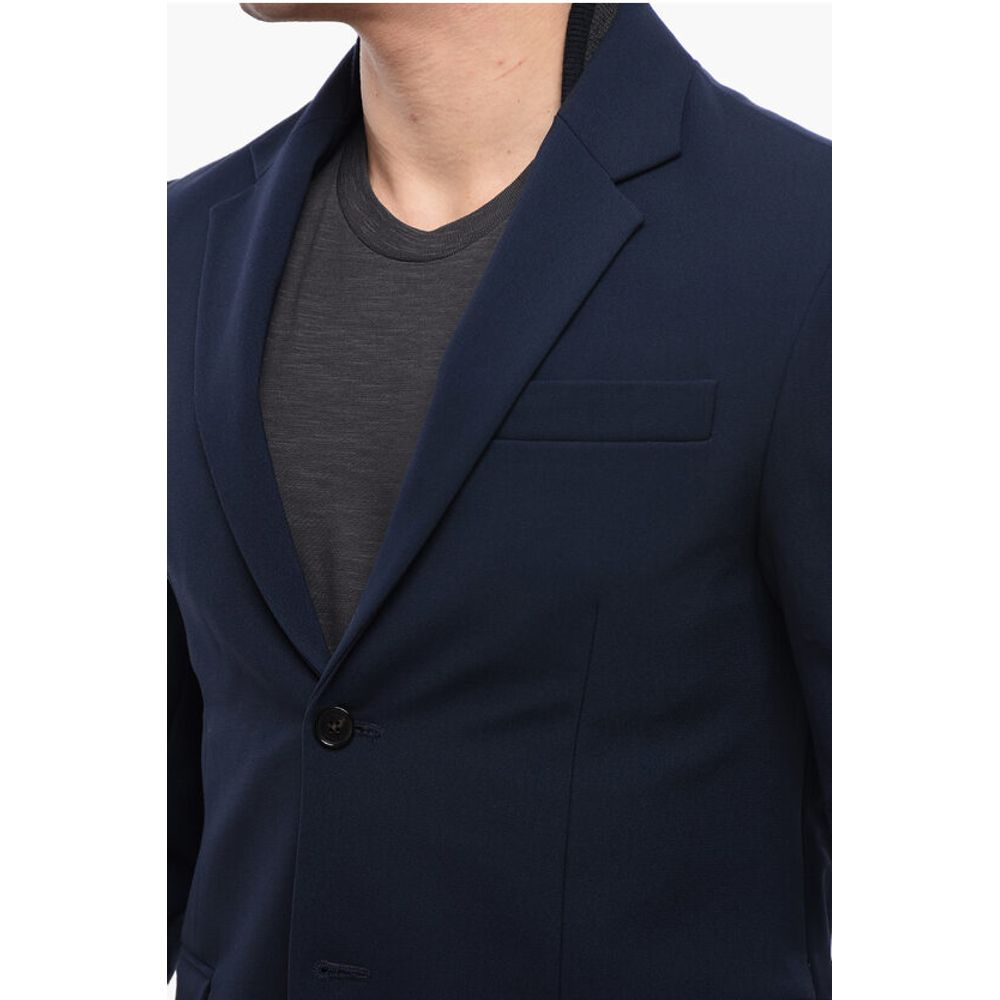 Tech Wool HYBRID Blazer with Bomber Details