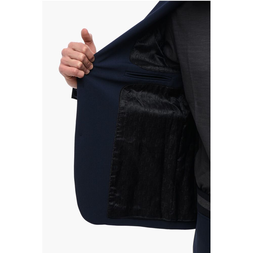 Tech Wool HYBRID Blazer with Bomber Details
