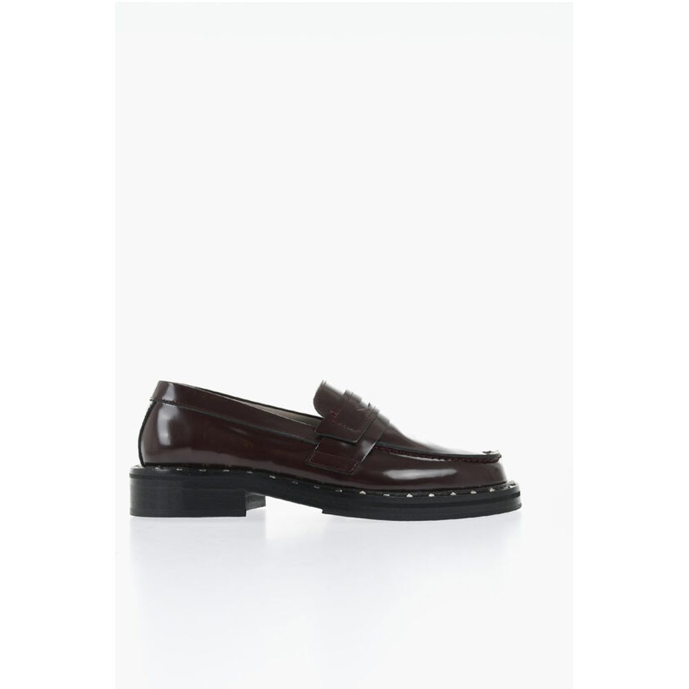 Patent Leather DALIAS Penny Loafers with Studs