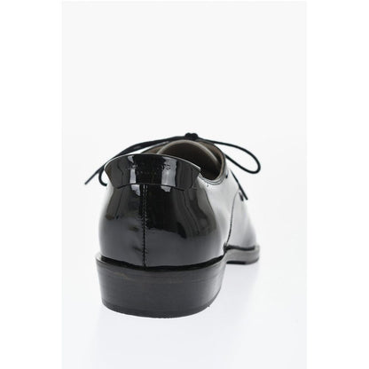 Vinyl Two-Toned Leather Derby Shoes