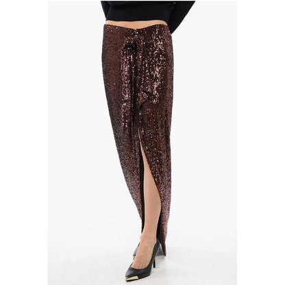 Sequined Skirt With Knotted Detail