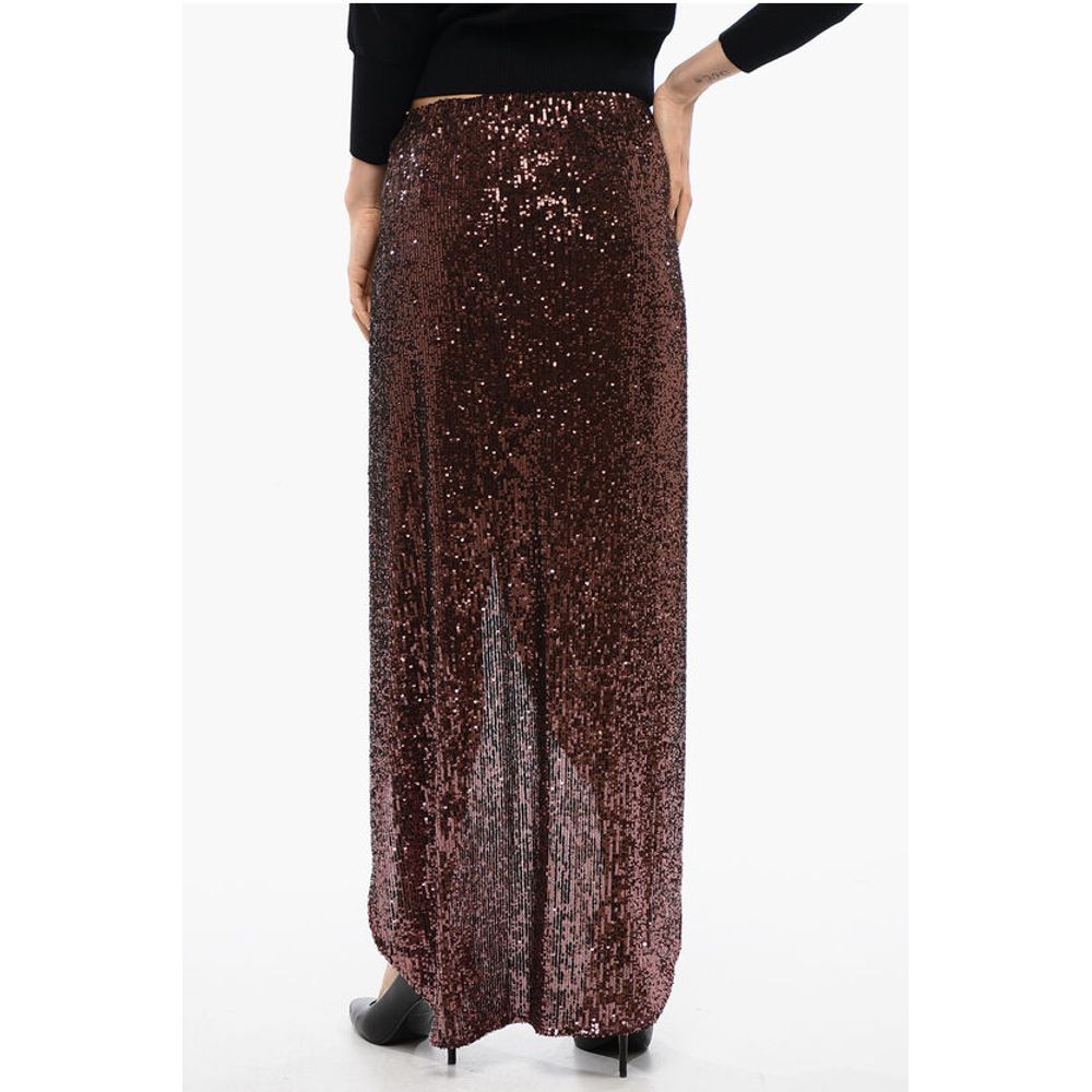 Sequined Skirt With Knotted Detail