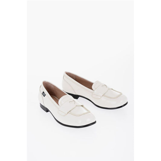 LOVE Patent Leather COLLEGE Penny Loafers with Round Toe