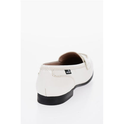 LOVE Patent Leather COLLEGE Penny Loafers with Round Toe