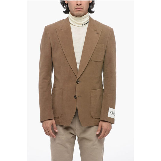 Single-Breasted Blazer With Silk Lining