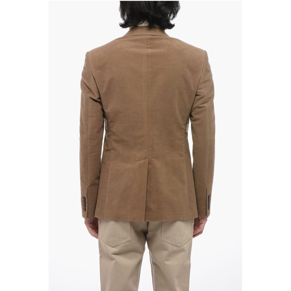 Single-Breasted Blazer With Silk Lining