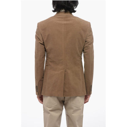 Single-Breasted Blazer With Silk Lining