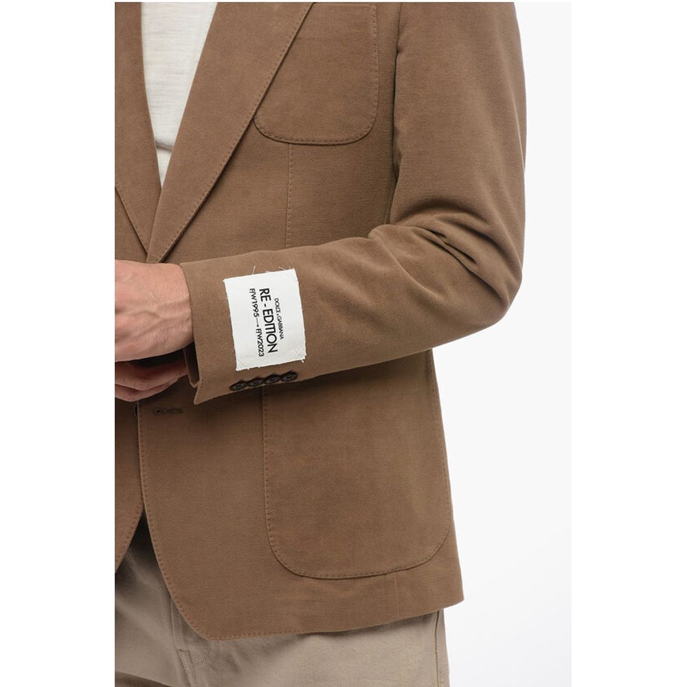 Single-Breasted Blazer With Silk Lining