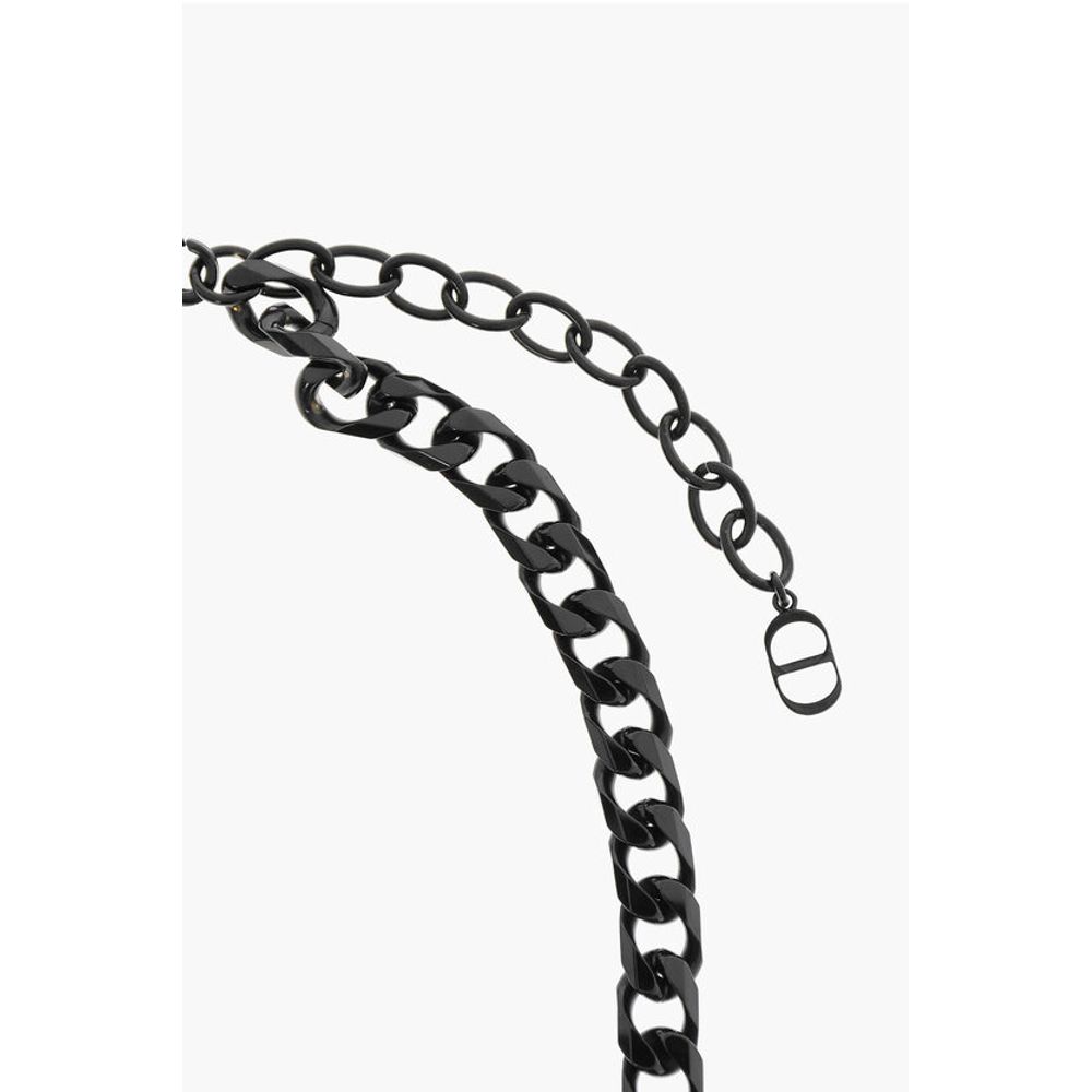 Black Finishing DIOR ITALIC Necklace
