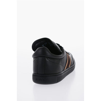 Hammered Leather Loafers With Contrasting Bands