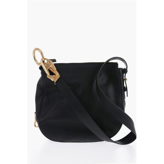 Grained Leather KNIGHT Bag with Lobster Clasp