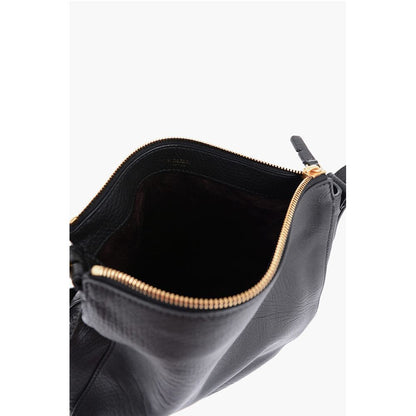 Grained Leather KNIGHT Bag with Lobster Clasp