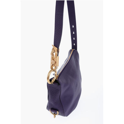 Grained Leather KNIGHT Bag with Lobster Clasp