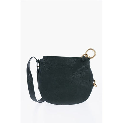 Grained Leather KNIGHT Bag with Lobster Clasp