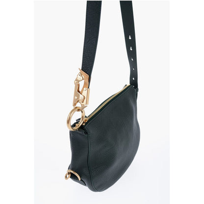 Grained Leather KNIGHT Bag with Lobster Clasp