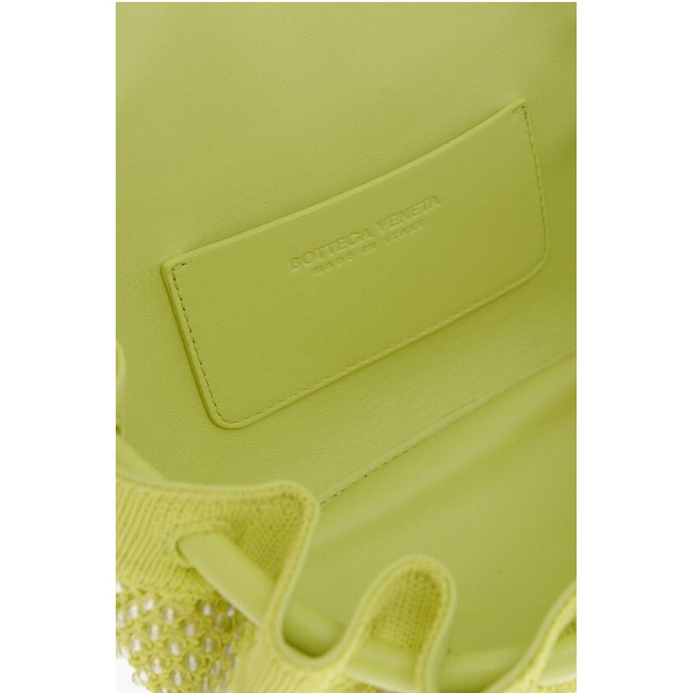 Leather BEAK Bag with Rhinestone Application