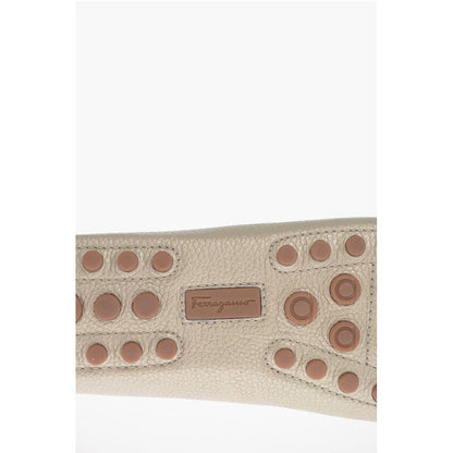 Hammered Leather ODILIA Loafer with Clamp