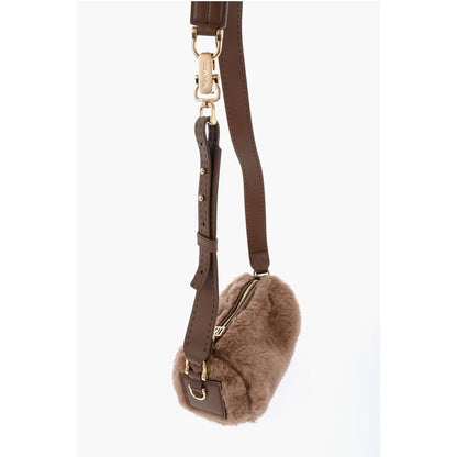 SFILATA Camel TEDDYROLLS Crossbody Bag