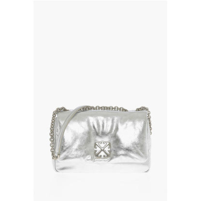 Metallic Leather JITNEY Crossbody Bag
